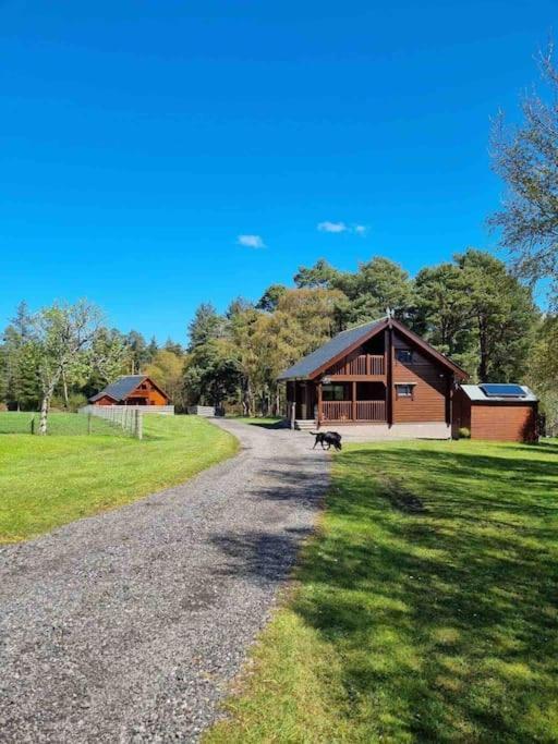 Red Squirrel Log Cabin With Hot Tub Keith Esterno foto